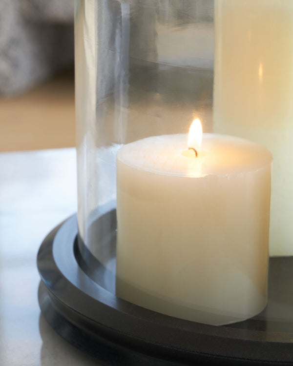 Saskia - Candle Holder #black