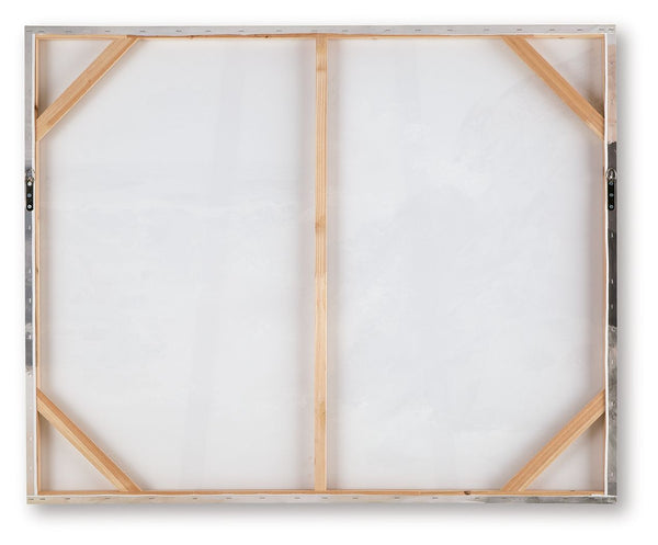 Worthner - Arte de pared - Marrón claro / Gris / Blanco