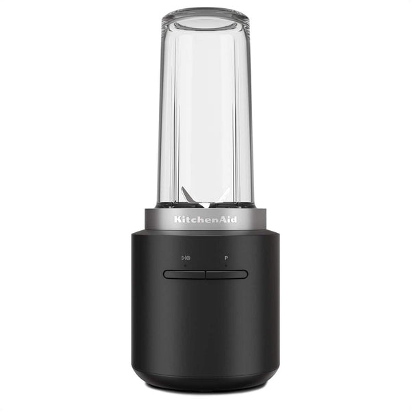 KitchenAid - Go Cordless 1-Speed 180W Battery-Powered Personal Blender - Black