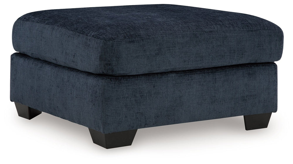 Aviemore - Oversized Accent Ottoman #blue