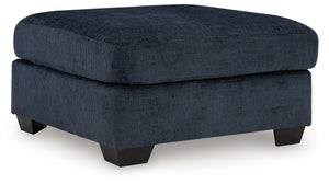 Aviemore - Oversized Accent Ottoman #blue