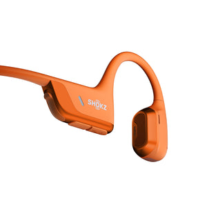 Shokz - OpenRun Pro 2 Wireless Bone Conduction Open-Ear Bluetooth Sports Headphones - Orange