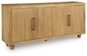 Niam - Gabinete de acento - Beige claro antiguo