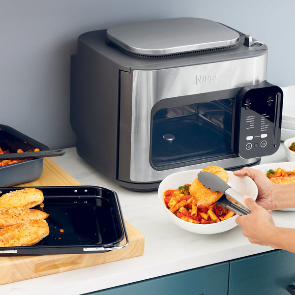 Ninja - Combi All-in-One Multicooker, Oven, & Air Fryer, Complete Meals in 15 Mins, 14-in-1, Combi Cooker + Air Fry - Stainless Steel