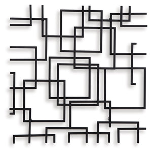 Aadanton - Decoración de Pared - Negro