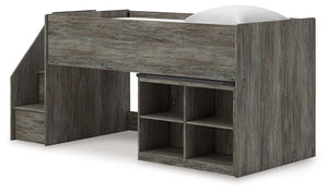 Frandern - Loft Bed #bookcase