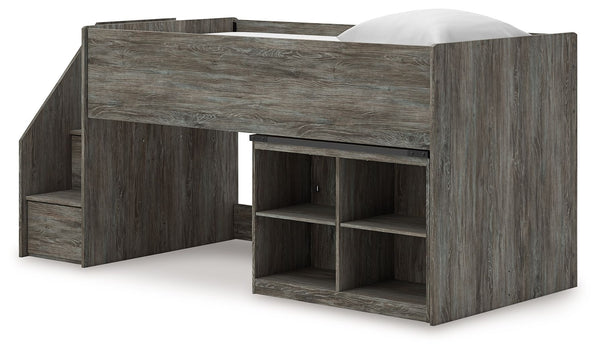 Frandern - Loft Bed #bookcase