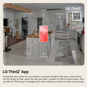 LG - 5.1.1-Channel S70TR Home Theater Soundbar with Wireless Subwoofer and Rear Speakers, Dolby Atmos, WOW Orchestra - Black
