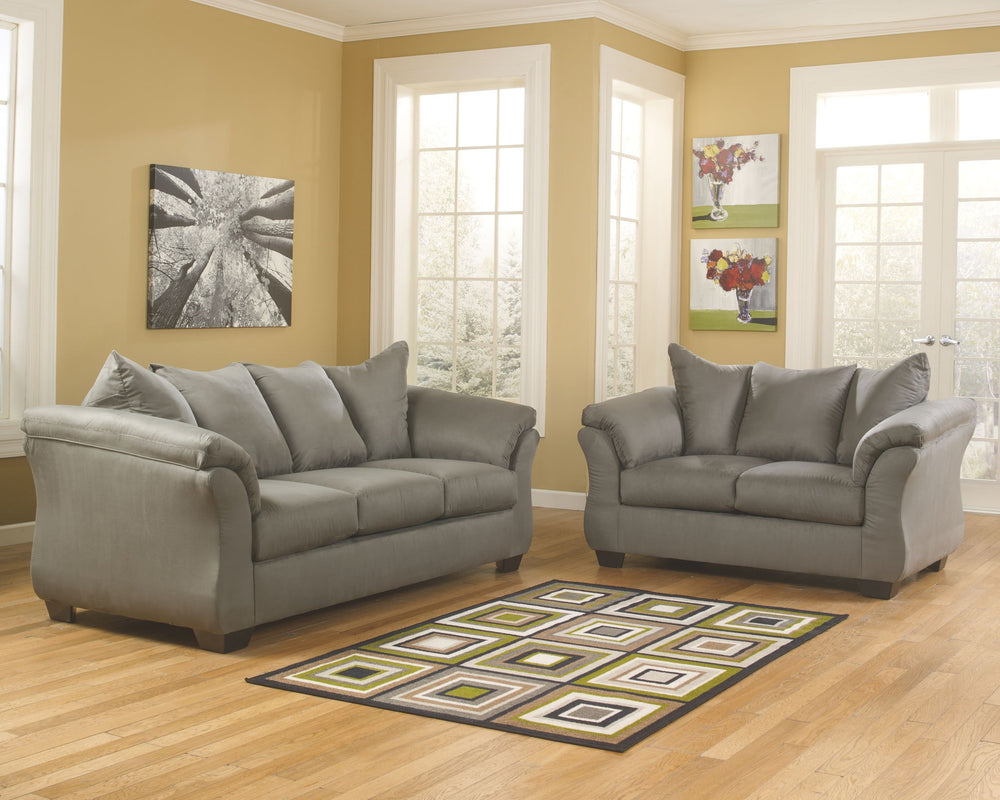 Darcy - Living Room Set #gray #2pc.sofa,loveseat