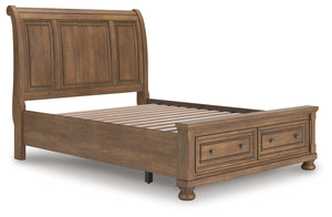 Feddinger - Storage Sleigh Bed #queen