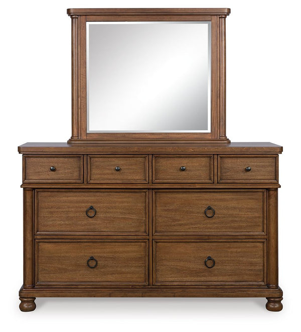 Rowlenstown - Dresser #lightbrown #dresser&mirror