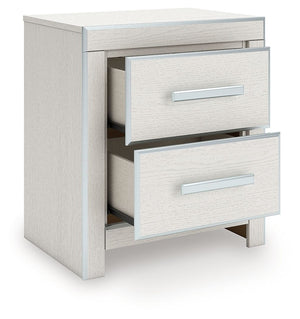 Zuraleus - Two Drawer Night Stand #white