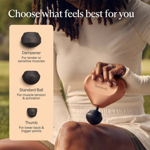 Therabody - Theragun Mini (3rd Generation) - Ultra-Portable Massage For Recovery Anytime, Anywhere - Desert Rose
