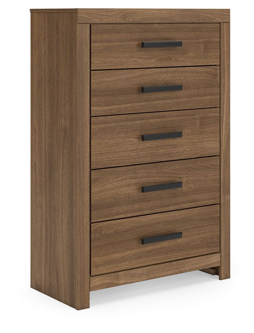 Broachmyn - Five Drawer Chest #lightbrown