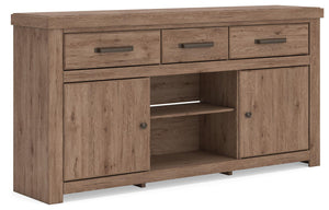 Garistyn - LG TV Stand With Fireplace Option #73"wx17"dx37"h