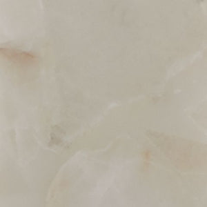 Linderfield - Lámpara de mesa de alabastro - Acabado blanco/dorado