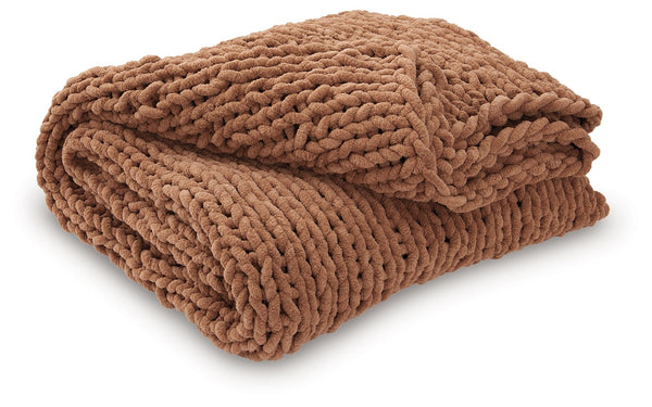 Chaddon - Throw #darkbrown