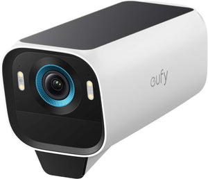 eufy - eufyCam S3 Pro, 2-Outdoor Wireless 4K Solar Powered Security Cameras with HomeBase 3 - White