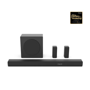 Hisense - 5.1 Channel 540W Soundbar with Wireless 6.5" Subwoofer and 2 Rear Speakers (HS5100) - Black