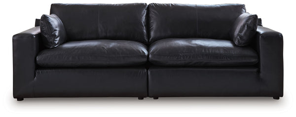 Emilia - Sectional #black #2pc.sectionalloveseat