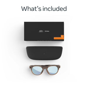 Oakley Meta - HSTN glasses - with Meta AI, Audio, Photo, Video Compatibility - Prizm Deep Water Polarized Lenses - Brown Smoke