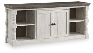Havalance - Mueble de TV extragrande - 2 puertas - Marrón / Beige