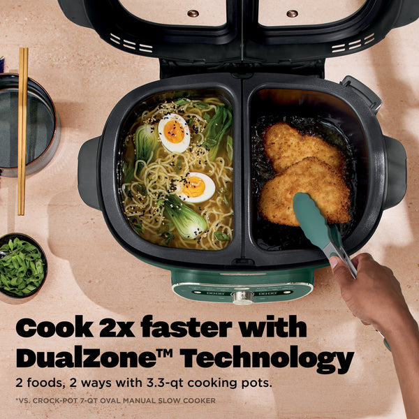 Ninja - MultiPot XL 12-in-1 DualZone Multicooker - Vista Green