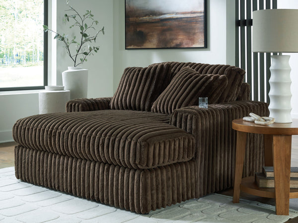 Midnight-Madness - Oversized Chaise #darkbrown