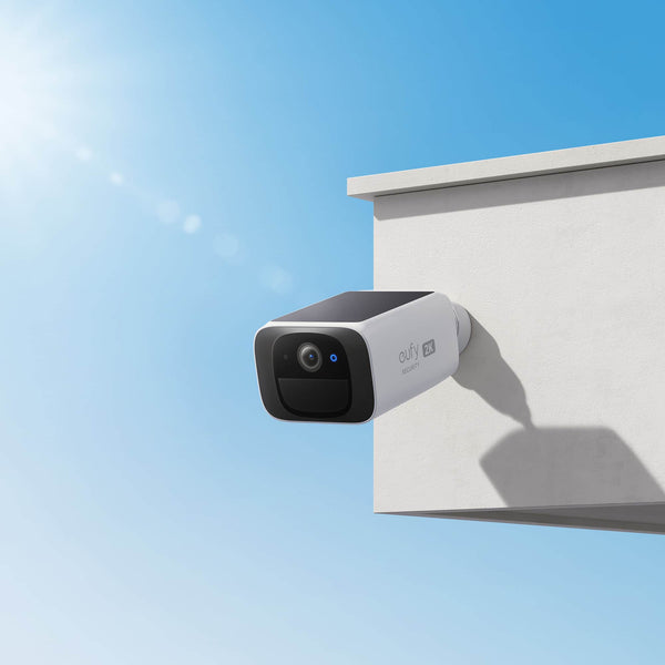 eufy - C20 Solar SoloCam 2K Wireless Outdoor Security Camera, Local Storage and No Monthly Fee - White