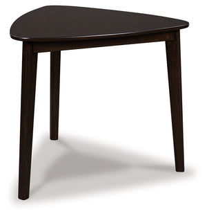 Mallenette - Mesa de comedor triangular - Merlot