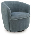 Leemont - Swivel Accent Chair #blue