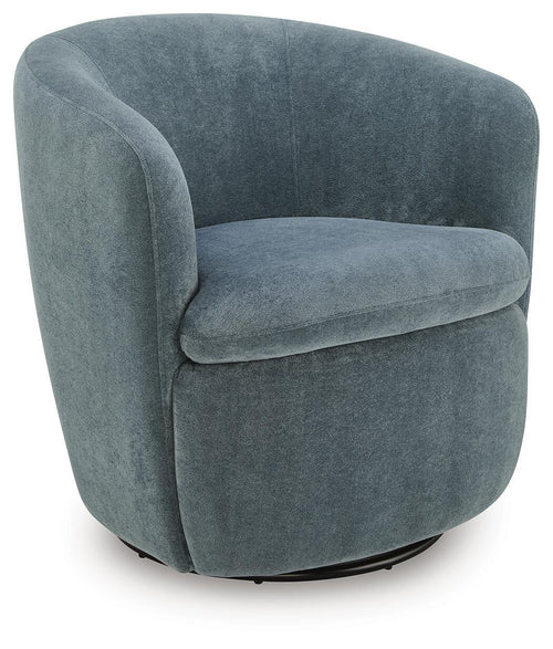 Leemont - Swivel Accent Chair #blue