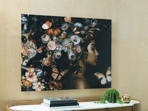 Valfer - Arte de pared - Naranja / Negro / Blanco