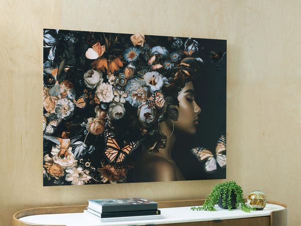 Valfer - Arte de pared - Naranja / Negro / Blanco