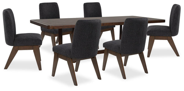 Dilenno - Extension Dining Table Set #7pc.table,6chairs
