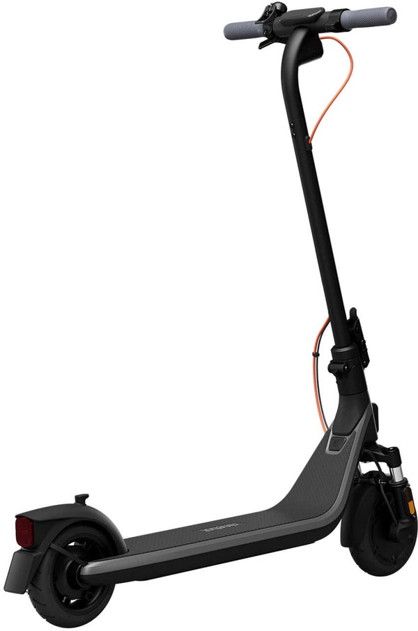Segway - E2 Plus II Electric Scooter - Lightweight & Portable Commuter Scooter w/ 16 Mile Range, 15 MPH Speed & RGB Lights - Black