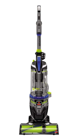 BISSELL - Pet Hair Eraser Turbo Rewind Upright Vacuum - Cobalt Blue and Electric Green