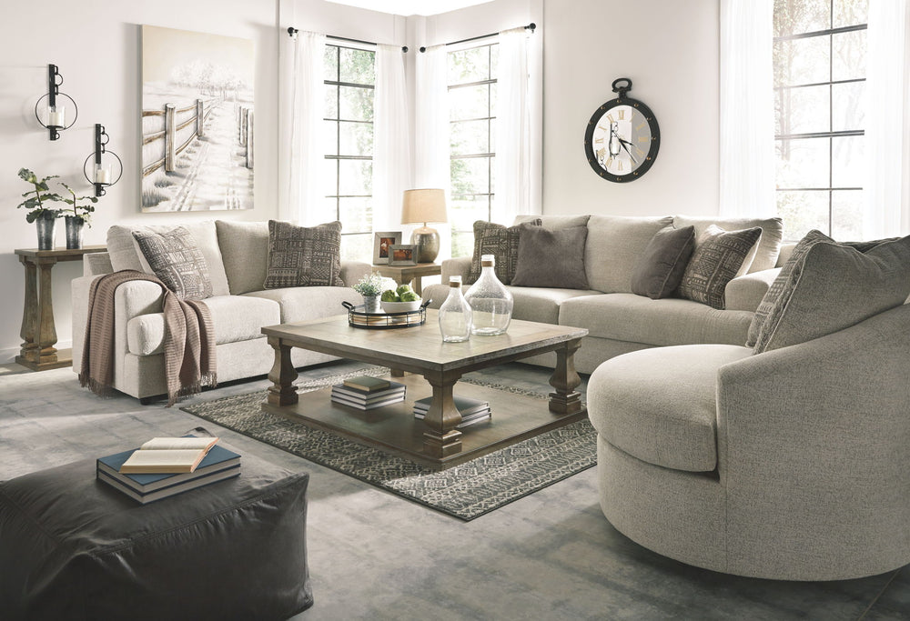 Soletren - Living Room Set #3pc.sofa,loveseat,accentottoman