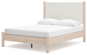 Cadmori - Upholstered Panel Bed #queen