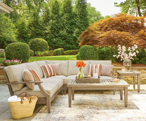Clare View - Outdoor Sectional #3pc.sectional