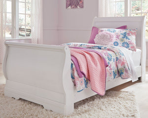 Anarasia - Sleigh Bed #twin