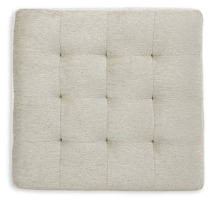 Maxon Place - Oversized Accent Ottoman #beige