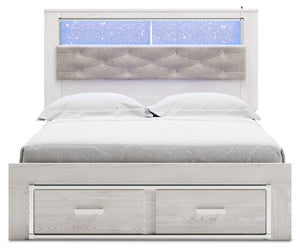 Altyra - Bookcase Bed #queen #footboardstorage
