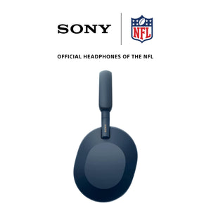 Sony - WH-1000XM5 Wireless Noise Cancelling Over-the-Ear Headphones - Blue