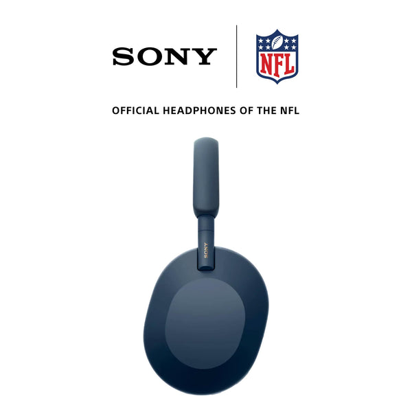 Sony - WH-1000XM5 Wireless Noise Cancelling Over-the-Ear Headphones - Blue