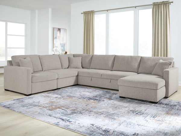ModMax Luxe - Sectional #5pc.sectionalwithrafcornerchaiseandpopupsleeper