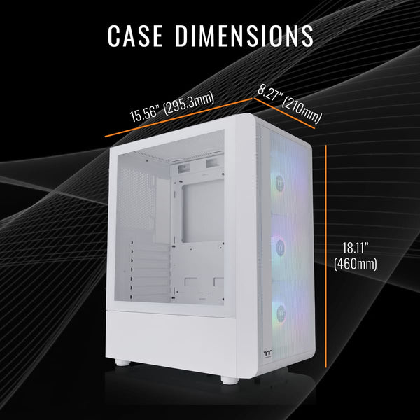 Thermaltake - Quartz i350 R4 Gaming Desktop 14th Gen Intel Core i5-14400F 2023 - 16GB Memory - NVIDIA GeForce RTX 3050 - 1TB NVMe M.2 - White