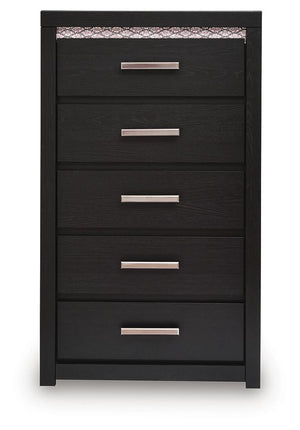 Brizmore - Five Drawer Chest - Black
