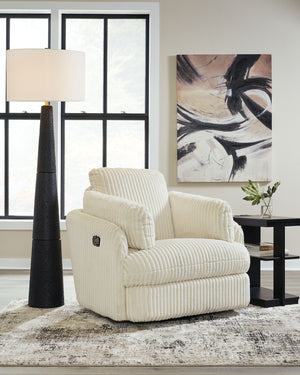 Tie-breaker - Swivel Glider Recliner #white