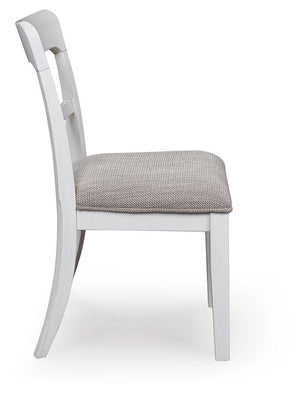 Greddinton - Upholstered Dining Side Chair (Set of 2) #white